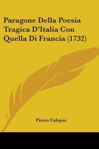 Paragone della poesia tragica - poesia,