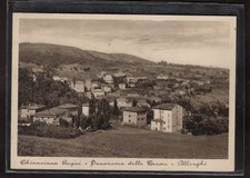 CHIANCIANO BAGNI cartolina spedita nel 1937 PANORAMA DELLE TERME E ALBERGHI G23