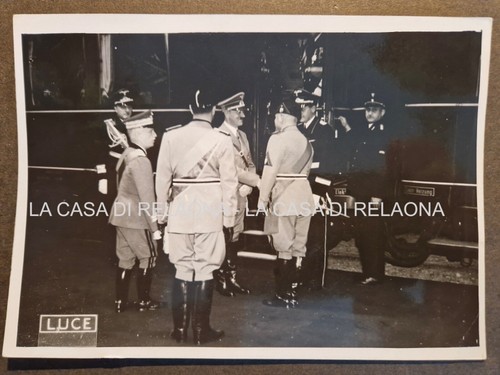 Fotografia mussolini hitler - ,