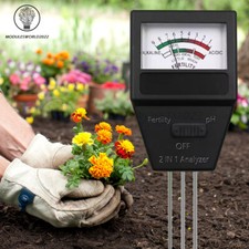 Misuratore Tester Suolo 2 in1 PH Analizzatore Fertilità Misuratore Acidità Acqua per Giardino