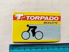ADESIVO TORPADO BICICLETTE STICKER AUTOCOLLANT VINTAGE 80s ORIGINAL