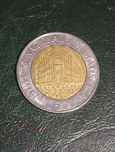 Moneta italia 500 lire 1996 - moneta,