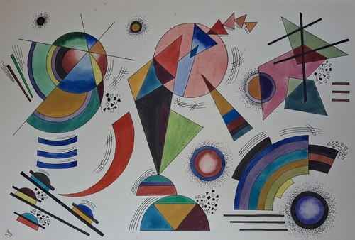 Wassily kandinsky acquerello - wassily,