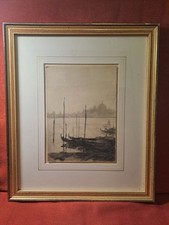 Quadro Antico.Acquerello su