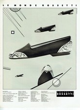  publicité Advertising 0322 1988   chaussures Fratelli Rossetti  le monde