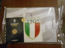 JUVENTUS MOMENTI D'ORO MEDAGLIA COMMEMORATIVA + COFANETTO - nuovo blisterato 