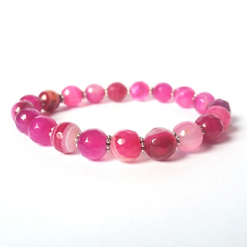 Bracciale elastico agata - bracciale,