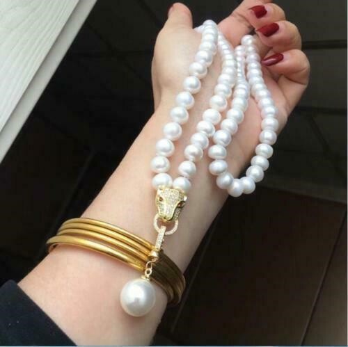 Collana lunga donna - vera, 9-10