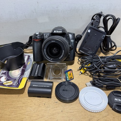 Nikon d50 fotocamera dslr - nikon, nera