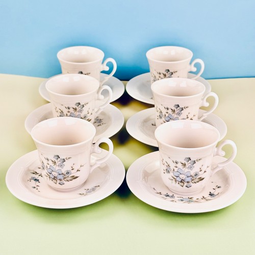 Set tazze piattini caffè - 6, e
