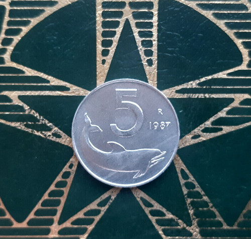 Lire 1987 - 5, (delfino)