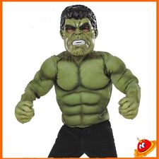 Carnevale costume bambino Verde Incredibile Hulk muscoloso