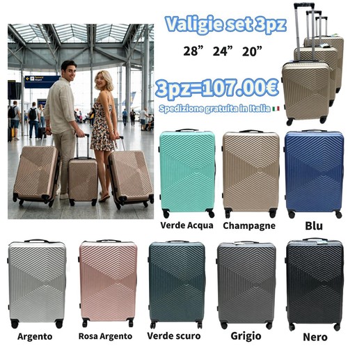 Set valigie trolley - set, 3