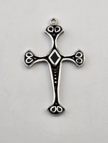 Vintage sterling silver - silver, black