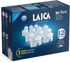 12x Filtro per Acqua Bi-Flux Di LAICA Originali Nuovi Sigillati Filtri Caraffa