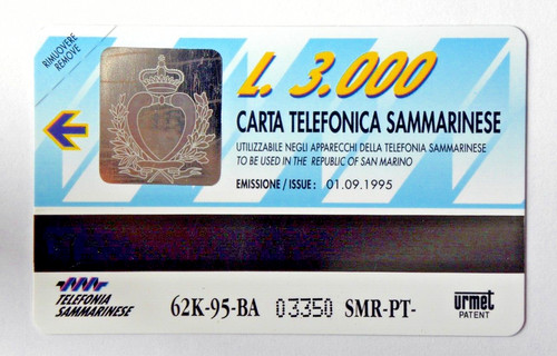 Schede telefoniche san marino - san,