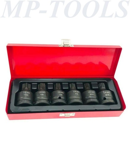 Chiavi bussola 6pz torx - bussola,