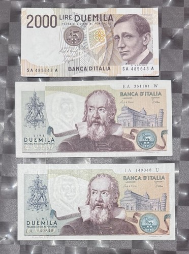Lotto banconote 2000 lire - di,