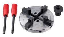 MANDRINO A 4 GRIFFE AUTOCENTRANTE E REVERSIBILE VALEX 125 mm PER TORNIO LEGNO