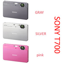 Sony T700-Slim corpo in metallo, obiettivo Carl Zeiss, otturatore sorridente, macro 1 cm