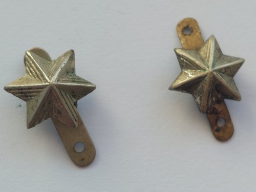 Pair dutch army rank - dutch, star