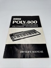 Manuale sintetizzatore korg - manuale,