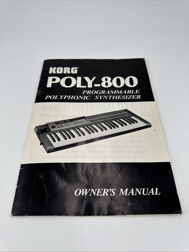 Manuale sintetizzatore korg - manuale,