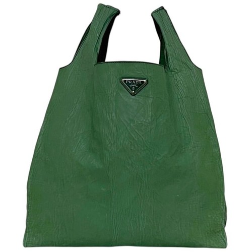 Borsa prada usata verde con - usata,, verde,