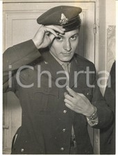 1956 CICLISMO Mino DE ROSSI in divisa da vigile del fuoco *Foto 13x18 cm (1)