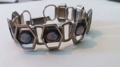 Bracciale vintage geometrico - bracciale,