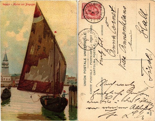 Cpa venezia marina - cpa,
