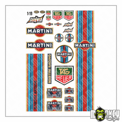 Kit adesivi martini racing - kit,