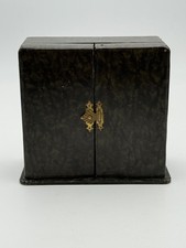 imhof table clock enamel watch box rare alarm reveil vintage