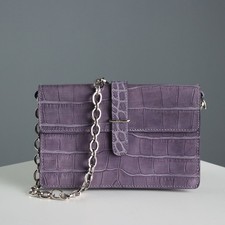 Furla Mini Bag Vera Pelle Stampa Coccodrillo Second Hand Italia Originale