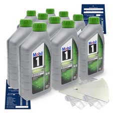 10 Litro Mobil 1 Esp X4 0W40 0W-40 Olio Porsche A40 C40 VW 511.00 Acea C3 Set
