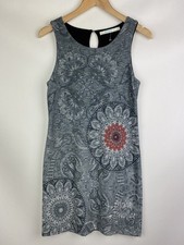 Abito donna Desigual senza maniche fantasia floreale taglia M stile 72V2EJ7