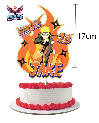 Cake topper naruto - topper,