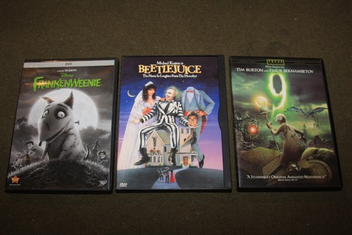 Lot tim burton - of, dvds