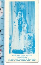 Santino - Holy Card - Madonna delle Grazie "Pellegrina" - Roma