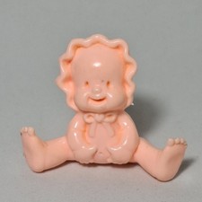 Paciocchini Mini Figure Giochi Preziosi Lil Babies Vintage PVC Pink With Hat