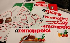 Nutella - adesivi vari - menù a tendina