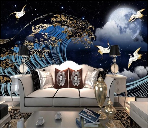 Carta parati black sea - 3d,