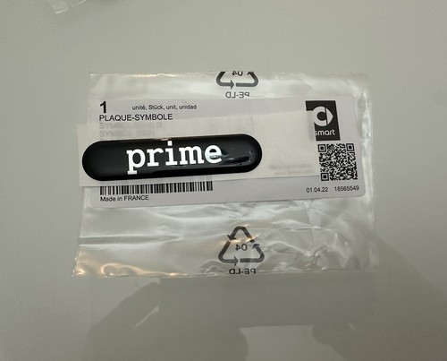 Adesivo scritta prime - scritta, "