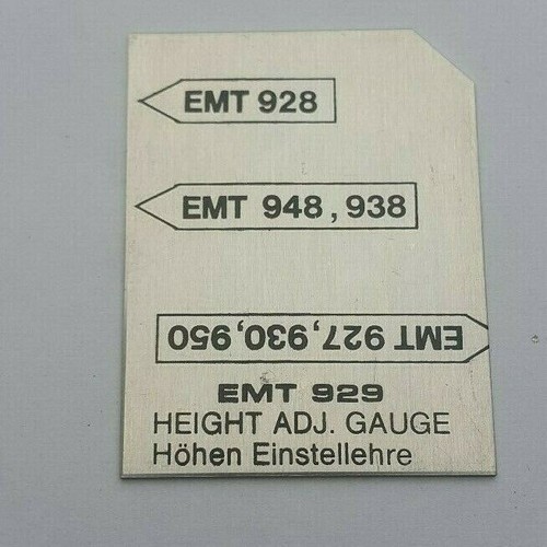 Emt 929 997 - 997, height