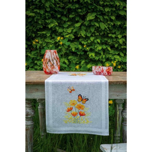 Vervaco set punto croce fiori - vervaco,