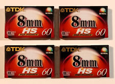 Lotto 4 VIDEOCASSETTA TDK 8