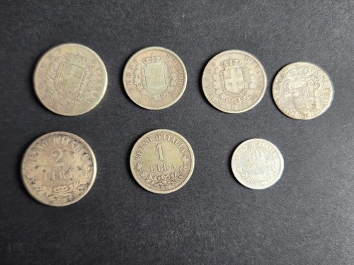 Lotto monete argento - 7,