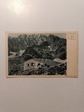 Cartolina della Capanna Gamba Fp NV sul Monte Bianco