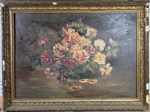 Antique european moody floral - european,