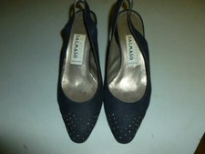 decolte scarpe 38 donna eleganti blu con  tacco 